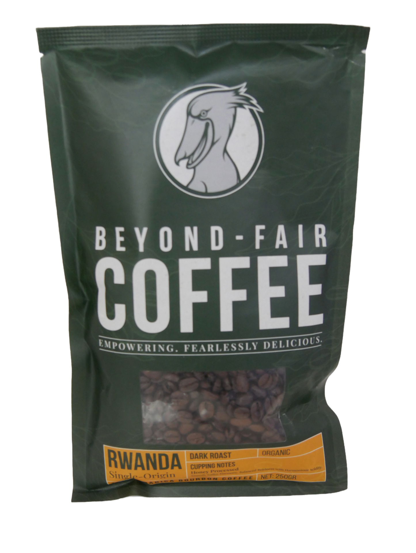 Dark Roast 100% Arabica Bourbon Organic Coffee - Honey processed (yellow)